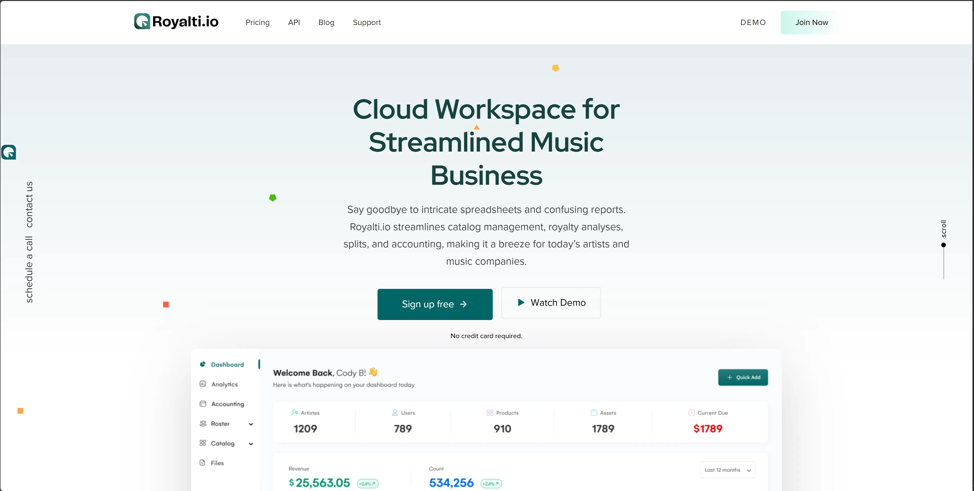 Royalti.io — Music royalty platform