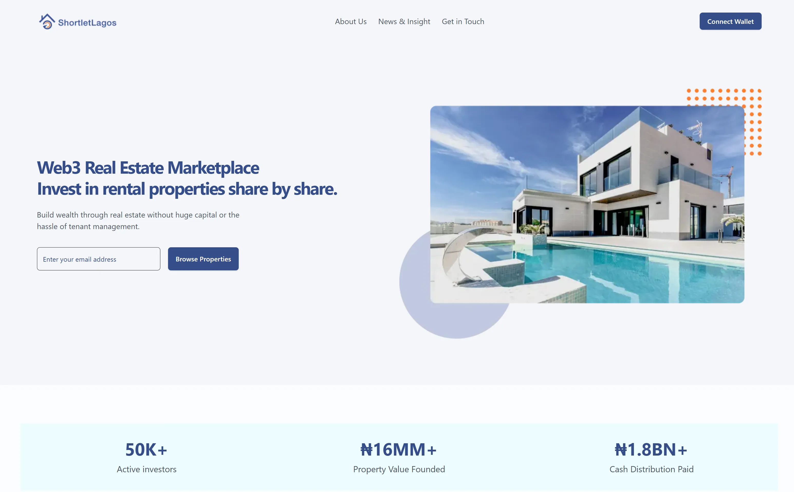Shortlet Lagos — Web3 real estate